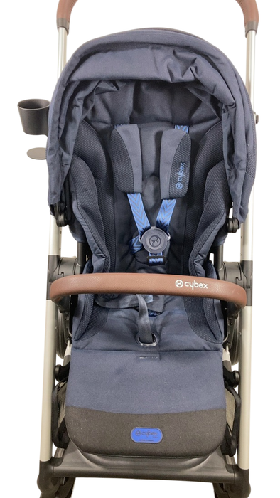 Shop Cybex Balios S Lux Stroller, Silver, Ocean Blue, 2024 at Goodbuygears