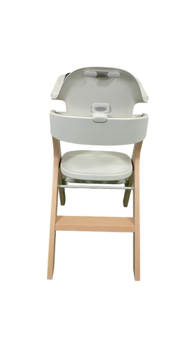 Shop Mockingbird High Chair, 2.0, Natural Beech, White HIDDEN 9.25 JL at Goodbuygears