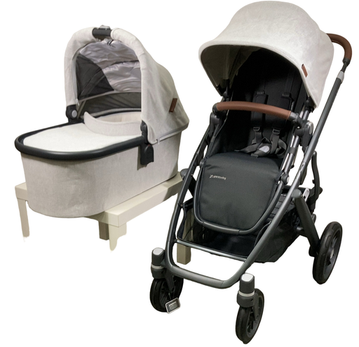 Shop UPPAbaby VISTA V2 Stroller, 2022, Anthony (White & Grey Chenille) at Goodbuygears