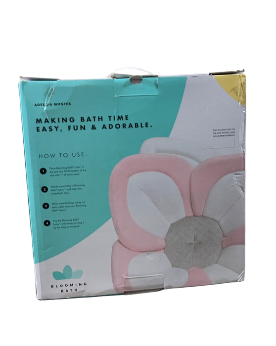 Shop Blooming Bath Lotus Baby Bath Seat, Pink/White/Grey at Goodbuygears