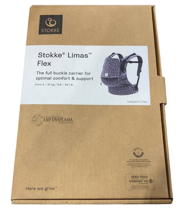 Shop Stokke Limas Flex Carrier, Leopard Lilac at Goodbuygears