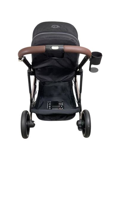 Shop Cybex Gazelle S Modular Stroller, 2024, Moon Black, Taupe Frame at Goodbuygears