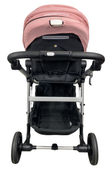 Shop Mockingbird Single to Double 2.0 Stroller, 2024, Bloom, Silver With Black Leather, Windowpane at Goodbuygears