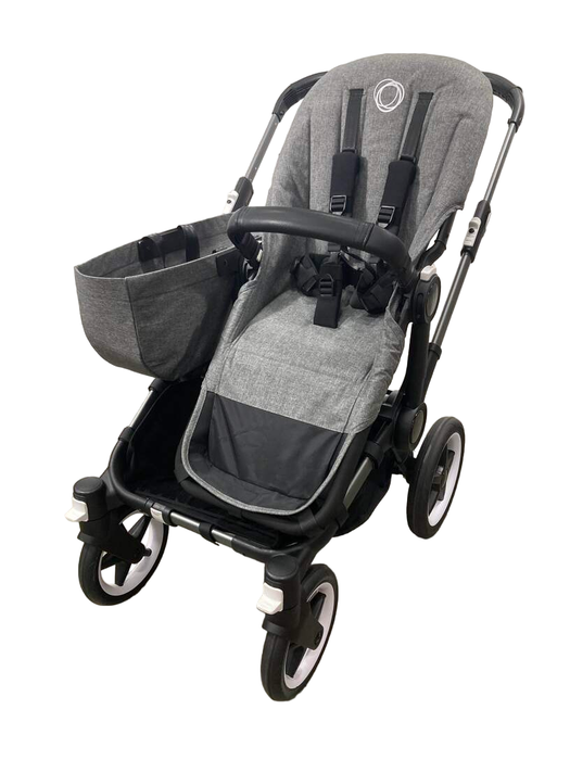 Shop Bugaboo Donkey 5 Stroller Mono, 2022, Grey Melange, Graphite at Goodbuygears