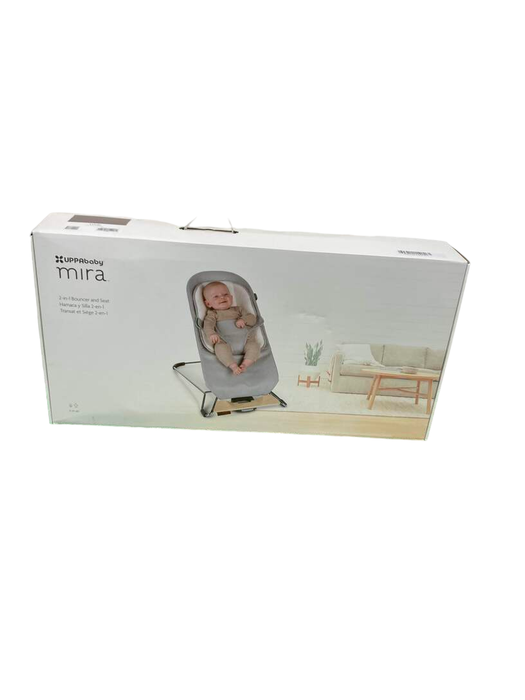 Shop UPPAbaby Mira Bouncer, Wells (Dark Taupe Melange) at Goodbuygears