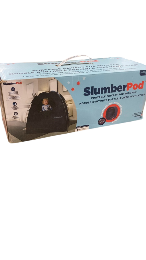 Shop SlumberPod 2.0 Sleep Canopy with Fan, Black with Gray at Goodbuygears