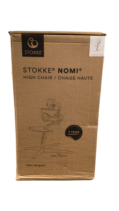 Shop Stokke Nomi High Chair, White/Natural at Goodbuygears