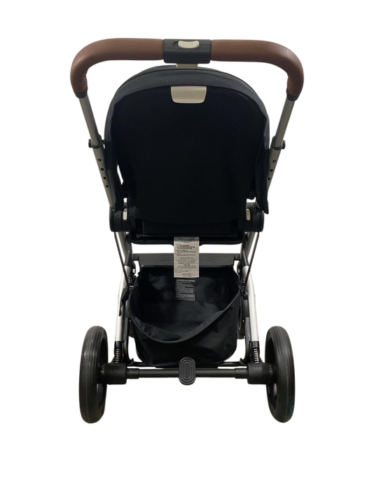 Shop Cybex Balios S Lux Stroller, 2021, Silver, Moon Black at Goodbuygears