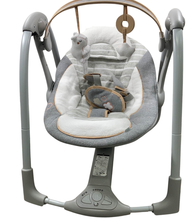 Shop Ingenuity Swing 'n Go Portable Swing, Bella Teddy at Goodbuygears