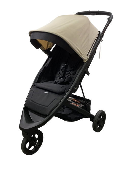 Shop Thule Spring Stroller, Black, 2024, Soft Beige at Goodbuygears