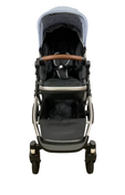 Shop Mockingbird Single to Double 2.0 Stroller, 2024, Silver With Penny Leather, Sky, Watercolor Drops at Goodbuygears
