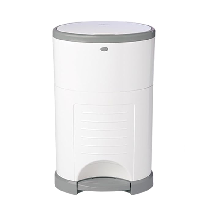 Diaper Dekor Plus Diaper Pail, White
