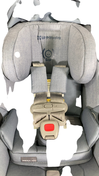 Shop UPPAbaby MESA MAX Infant Car Seat and Base, 2023, PureTech Gregory (Blue Melange) at Goodbuygears