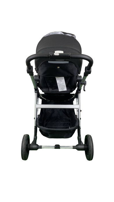Shop Mockingbird Single 2.0 Stroller, 2024, Silver with Black Leather, Watercolor Drops, Black at Goodbuygears