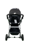 Shop Mockingbird Single 2.0 Stroller, 2024, Silver with Black Leather, Watercolor Drops, Black at Goodbuygears