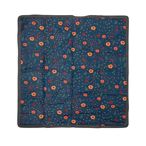 Shop Little Unicorn 5 x 5 Outdoor Blanket, Midnight Poppy at Goodbuygears