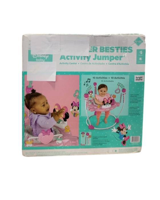 Shop Bright Starts Disney Baby Minnie Mouse Baby Activity Center Jumper, Forever Besties at Goodbuygears
