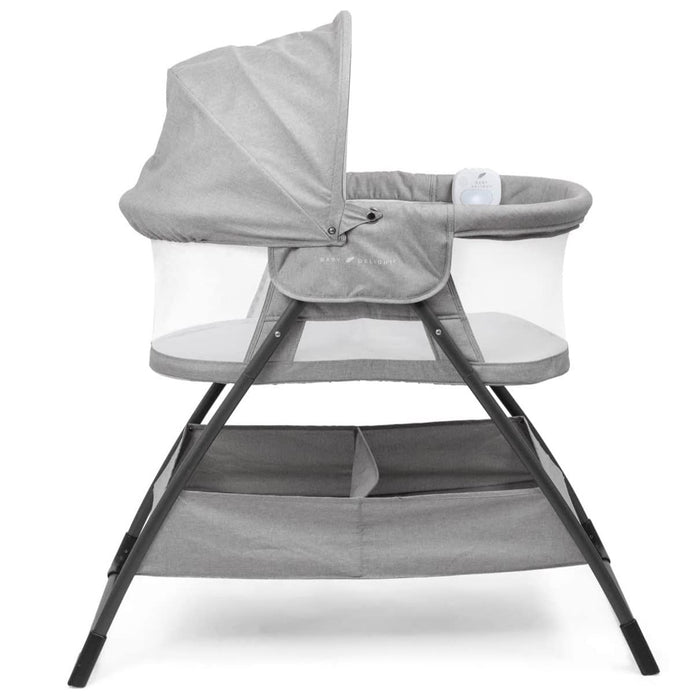Shop Baby Delight Beside Me Doze Deluxe Bedside Bassinet Pebble Grey at Goodbuygears