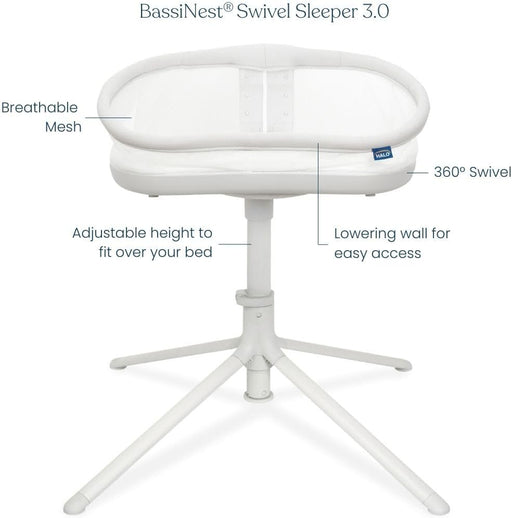 Shop Halo Bassinest Swivel Sleeper 3.0, Grey at Goodbuygears