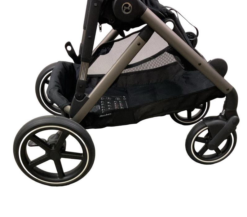Shop Cybex Gazelle S Modular Stroller, 2023, Moon Black, Silver Frame at Goodbuygears