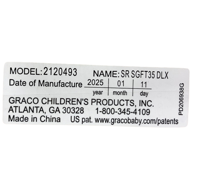 Shop Graco SnugRide SnugFit 35 DLX Infant Car Seat, 2025, Spencer at Goodbuygears
