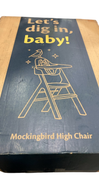 Shop Mockingbird High Chair, 2.0, Natural Beech, White at Goodbuygears