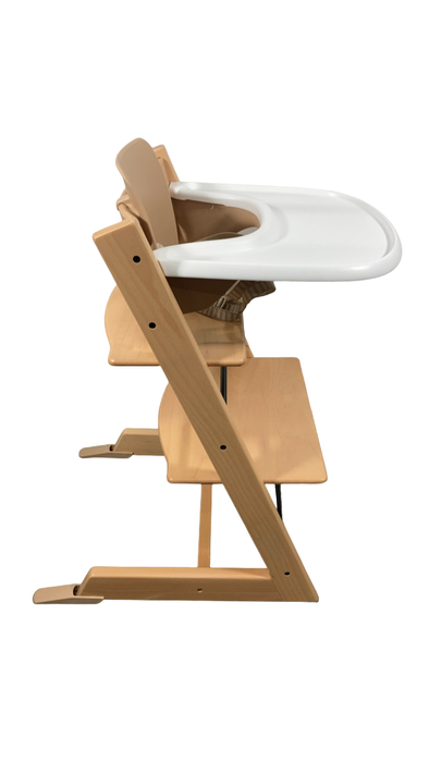 Shop Stokke Tripp Trapp Complete High Chair, Dots Grey, Natural at Goodbuygears