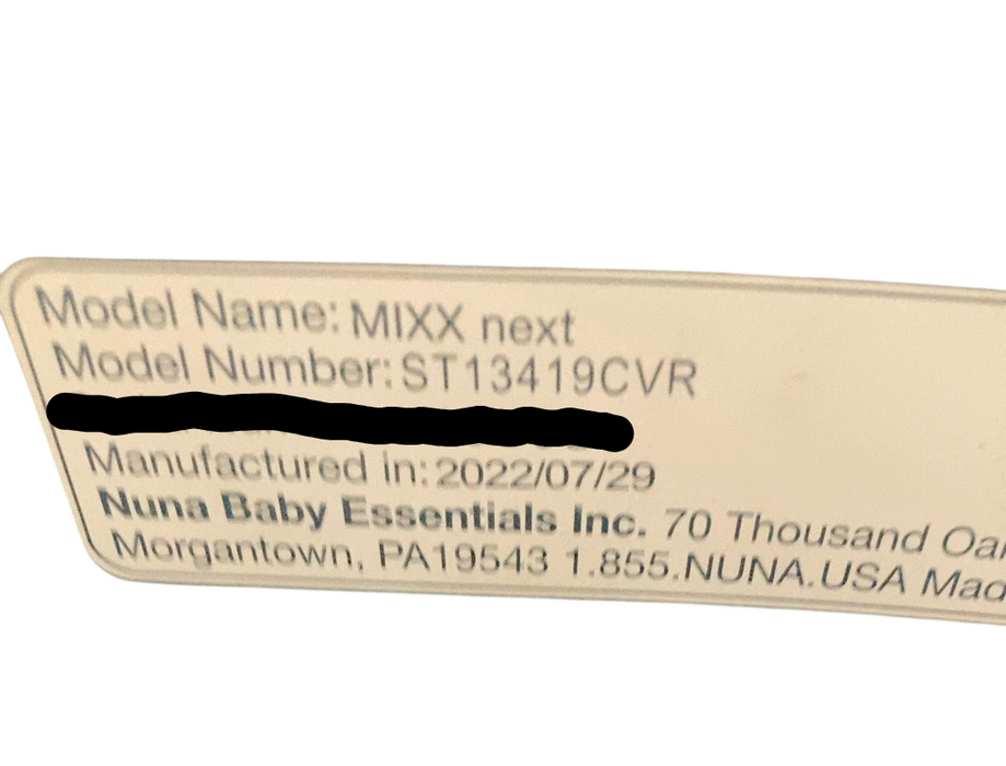 Shop Nuna MIXX Next Stroller, 2022, Caviar at Goodbuygears