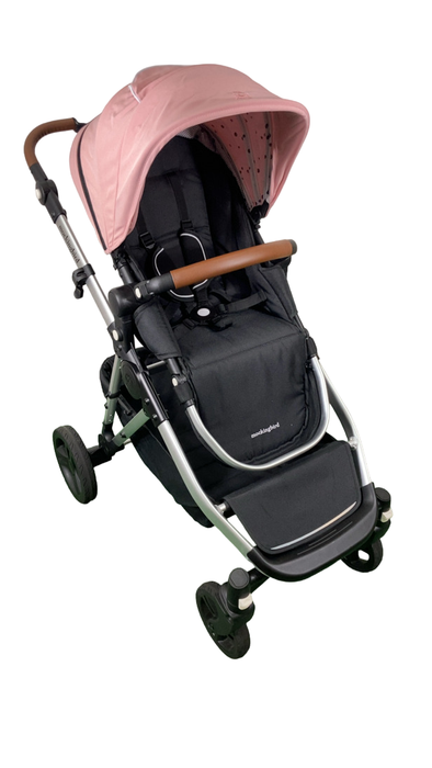 Shop Mockingbird Single to Double 2.0 Stroller, 2024, Bloom, Silver With Penny Leather, Watercolor Drops at Goodbuygears