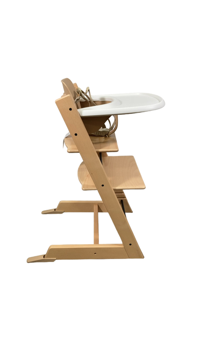 Shop Stokke Tripp Trapp Complete High Chair, Natural, Dots Grey at Goodbuygears