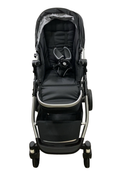 Shop Mockingbird Single to Double 2.0 Stroller, 2024, Black, Silver With Black Leather, Watercolor Drops at Goodbuygears