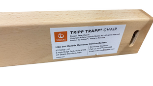Shop Stokke Tripp Trapp Complete High Chair, Dots Grey, Natural at Goodbuygears