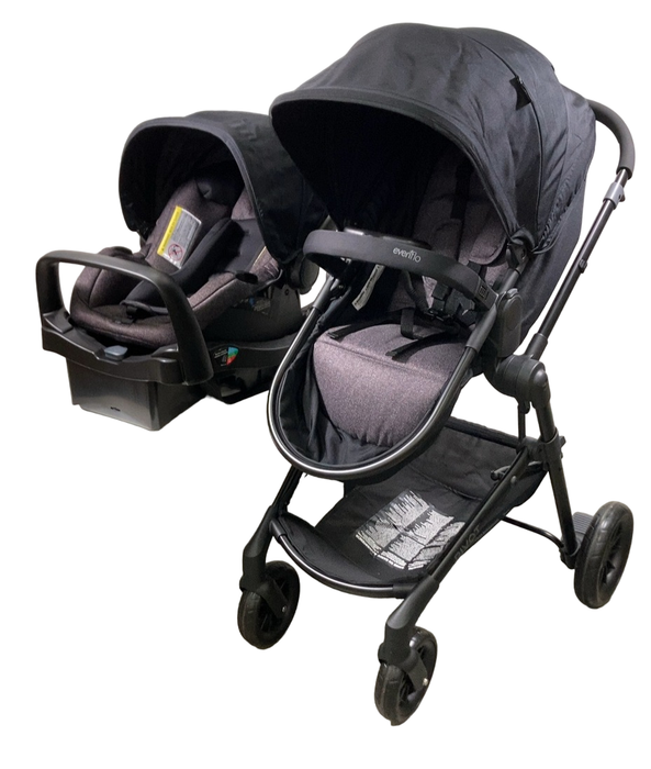 Shop Evenflo Pivot Modular Travel System Stroller, 2024, Casual Grey at Goodbuygears