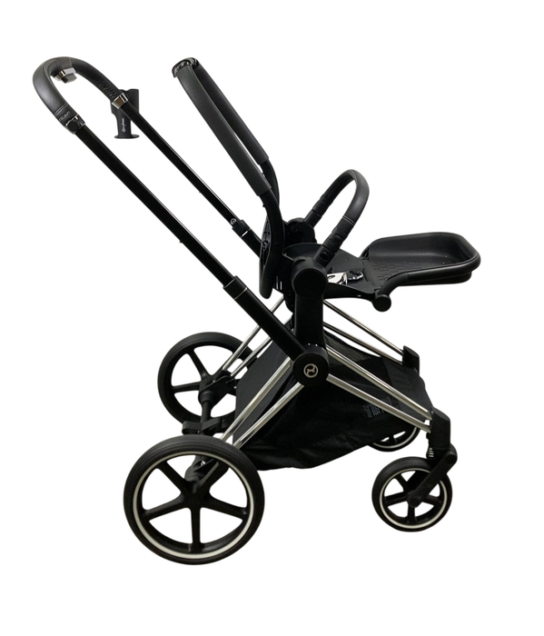 Shop Cybex PRIAM Stroller Frame And Seat, Chrome/Black, 2024 at Goodbuygears