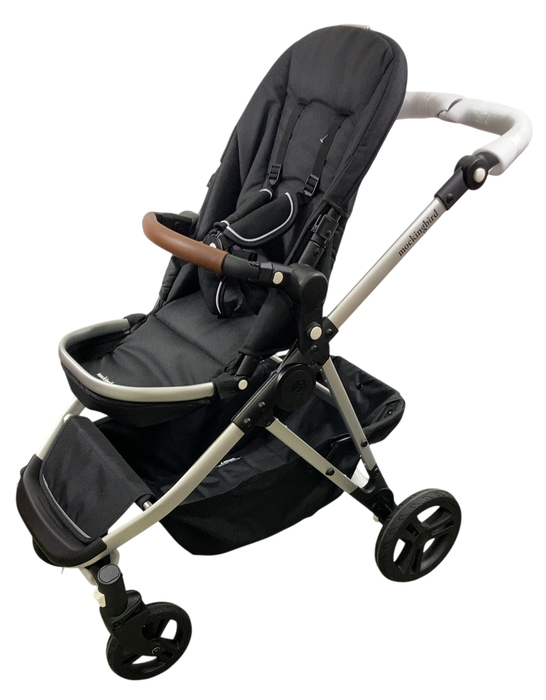 Shop Mockingbird Single to Double 2.0 Stroller, 2024, No Canopy, No Canopy, Silver With Penny Leather at Goodbuygears