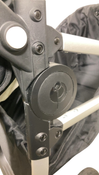 Shop Mockingbird Single to Double 2.0 Stroller, 2024, Black, Silver With Black Leather, Watercolor Drops at Goodbuygears