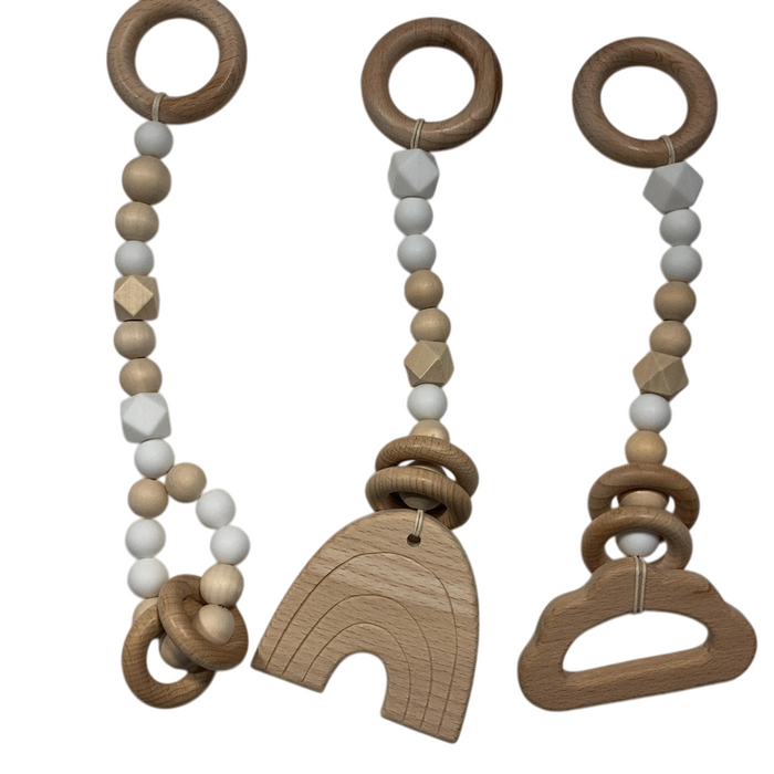 Shop Poppyseed Play Play Gym Set, Neutral and White at Goodbuygears
