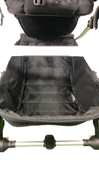 Shop Mockingbird Single to Double 2.0 Stroller, 2024, Sea, Silver With Black Leather, Windowpane at Goodbuygears