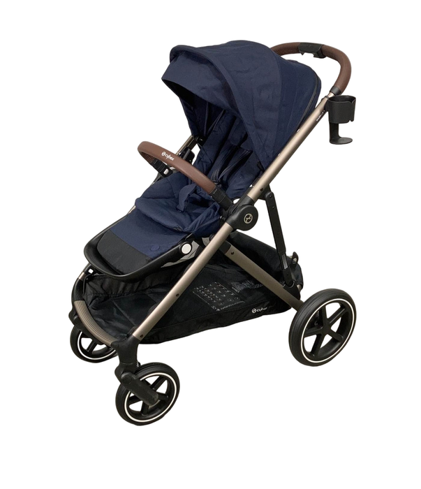 Shop Cybex Gazelle S Modular Stroller, 2021, Navy Blue, Taupe Frame at Goodbuygears