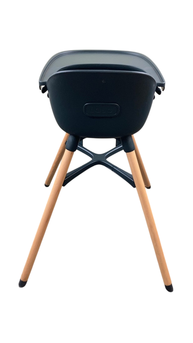 Lalo The Chair, Licorice, Natural Wood