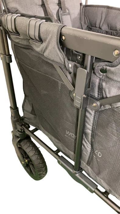Shop Wonderfold W2 Luxe Multifunctional Double Stroller Wagon, 2022, Charcoal Black at Goodbuygears