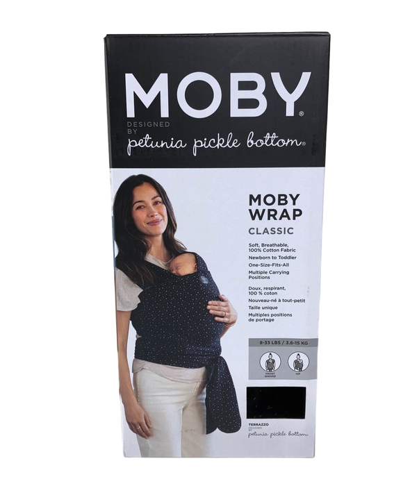 Shop Petunia Pickle Bottom For Moby Wrap Baby Carrier, Classic, Terrazzo Black at Goodbuygears