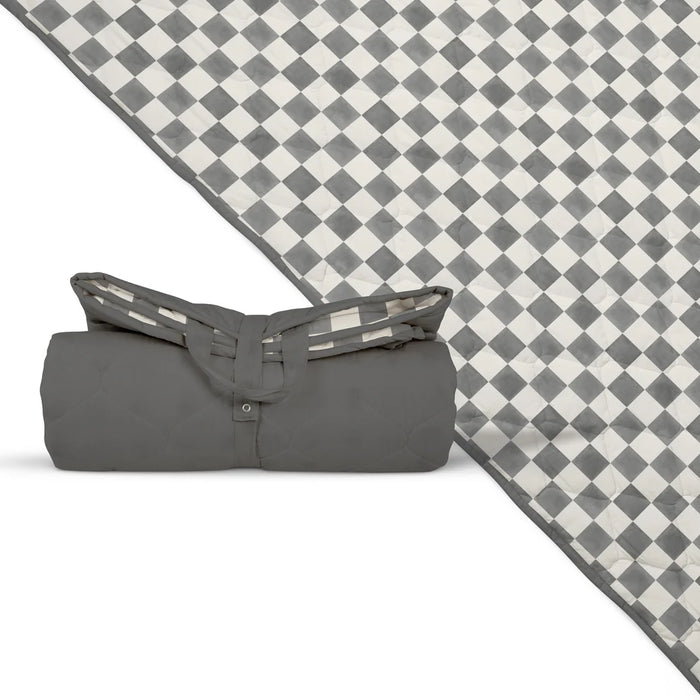Toki Kids Picnic Blanket, Checker Pepper, 60"x 84"