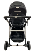 Shop Mockingbird Single 2.0 Stroller, 2024, Black, Silver With Black Leather, Windowpane at Goodbuygears