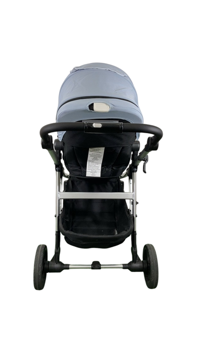 Shop Mockingbird Single to Double 2.0 Stroller, 2024, Silver With Black Leather, Sky, Windowpane at Goodbuygears