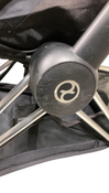 Shop Cybex Coya Stroller, 2023, Chrome, Sepia Black at Goodbuygears