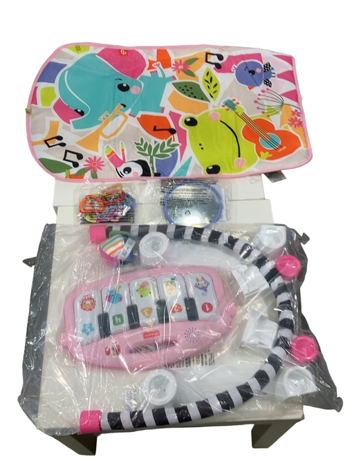 Shop Fisher Price Glow And Grow Kick And Play Piano Activity Mat, Pink at Goodbuygears