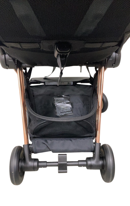 Shop Cybex Coya Stroller, 2023, Rose Gold, Sepia Black at Goodbuygears