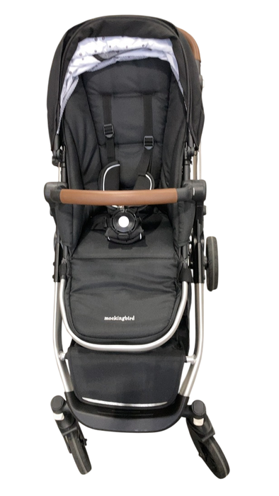 Shop Mockingbird Single to Double 2.0 Stroller, Black, Watercolor Drops, Silver With Penny Leather, 2025 at Goodbuygears