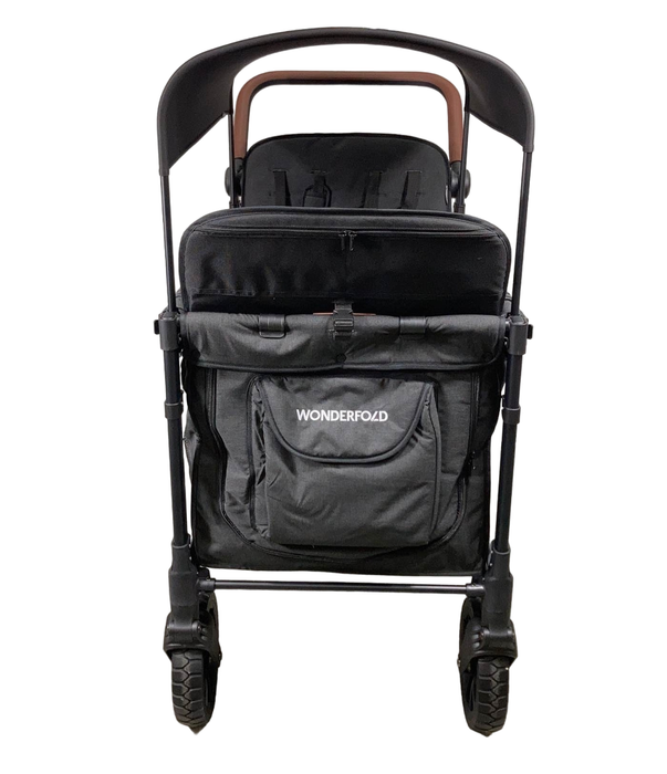 Shop Wonderfold W4 Luxe Quad Stroller Wagon, Volcanic Black, 2023 at Goodbuygears